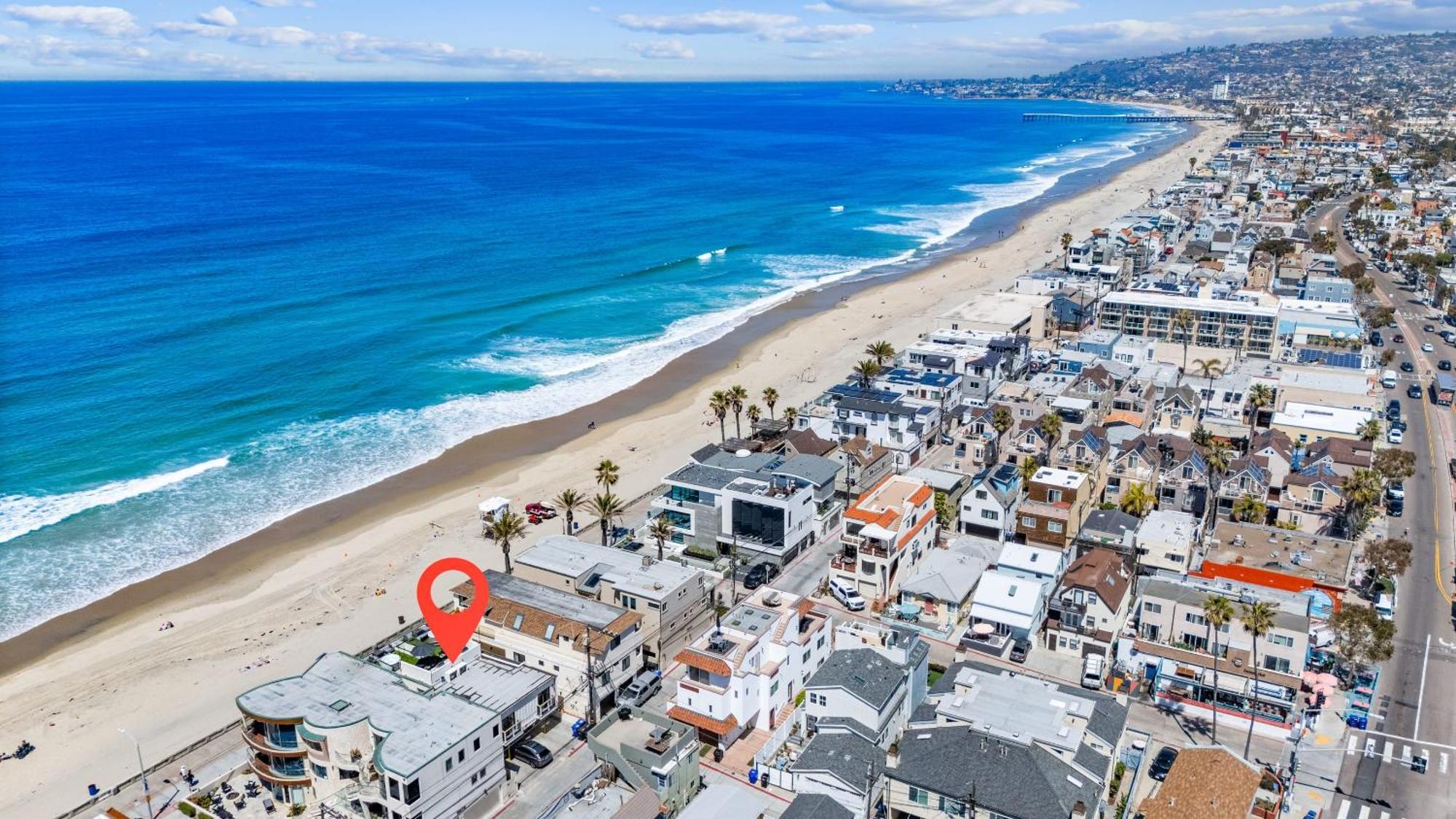 N Oceanfront Masterpiece With Rooftop & Hot Tub Holiday home *